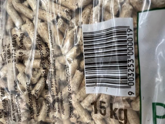 RZ Pellets Bancale 5 Sacchi da 15 kg Totale 75 kg Austria