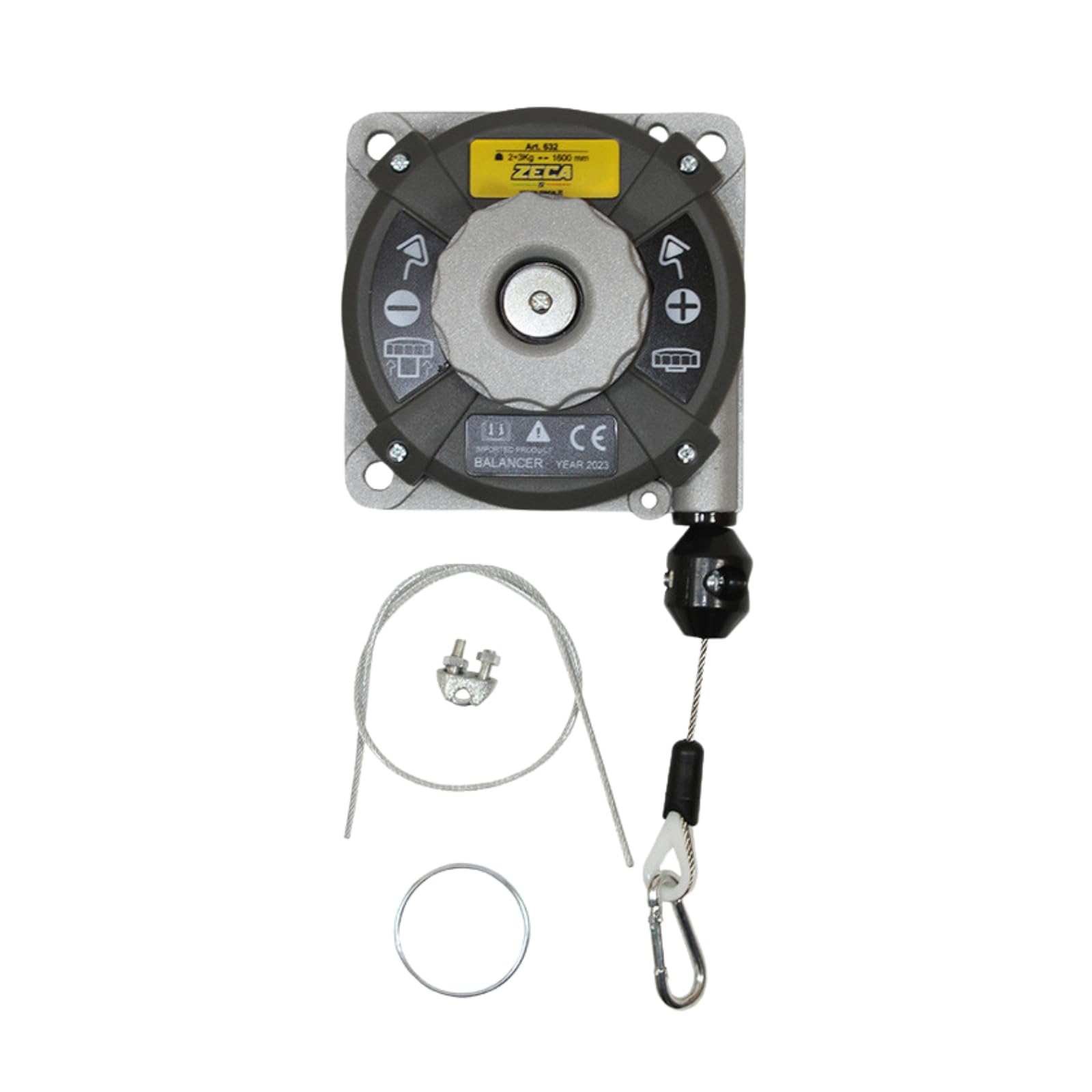 632 ÉCLAIRAGE KG 2-3 CÂBLE ACIER INOX ZECA CORSA 1600 mm
