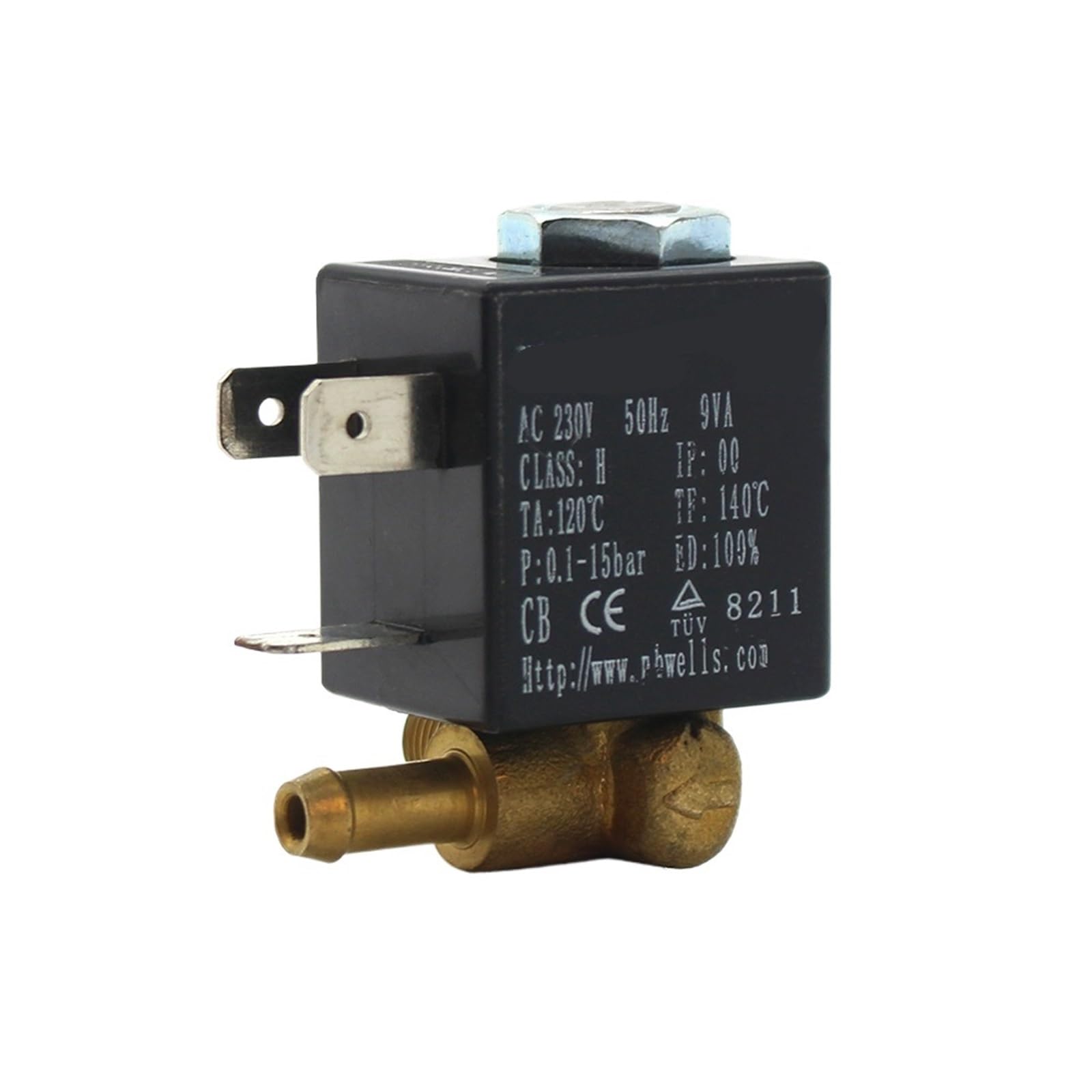 Électrovanne de rechange pour centrale vapeur 230V G1/8