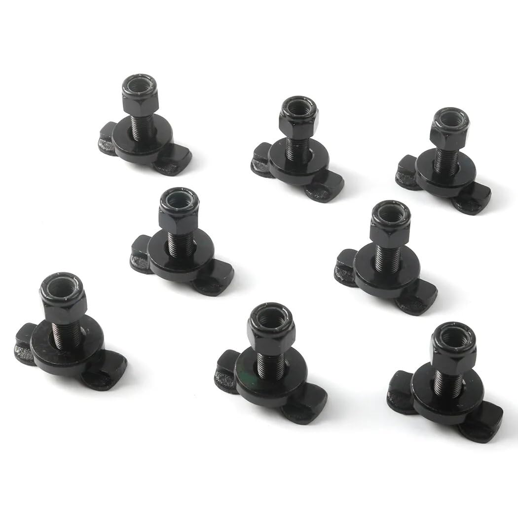 8PCS L-Track Double Lug Threaded Stud Nut Fitting Tie Down for RV Camper Zubehör