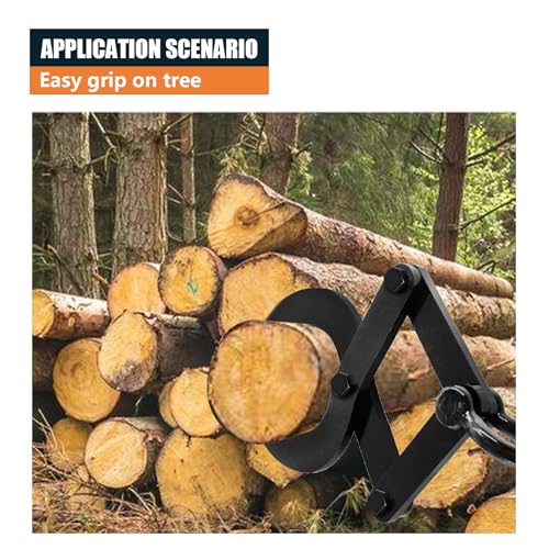 SALUINOKI Pallet Puller Clamp 2200lbs 1 Ton Small Tree Puller Tool, Stump Puller, Pallet Grabber