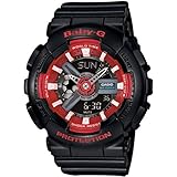 G-Shock Women's BA110SN Black/Red Watch