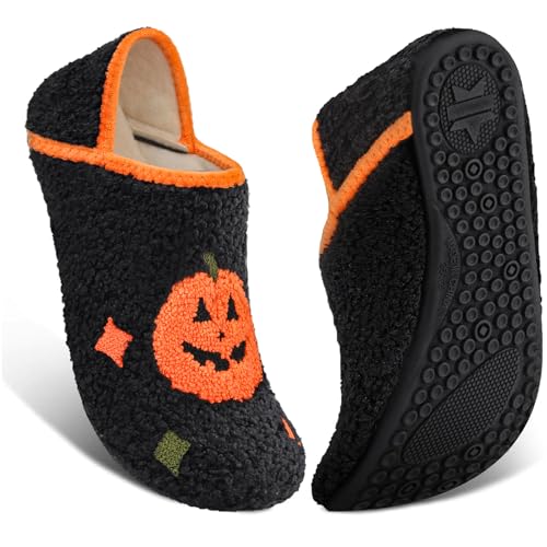 Image of ATHMILE House Slippers for Women Men Indoor Barefoot House Shoes Soft Socks | Furry Slip on Cozy Comfy Flexible Machine Washable Home Bedroom Travel Hospital Yoga Gifts for Mom Grandma