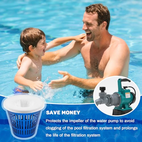 Sukh Pool Skimmer Socks Filte - 50PCS Pool Socks Skimmer Cleaning Filter Cleans Debris,Leaves for In-Ground,Above Ground Pools - Thumbnail 2
