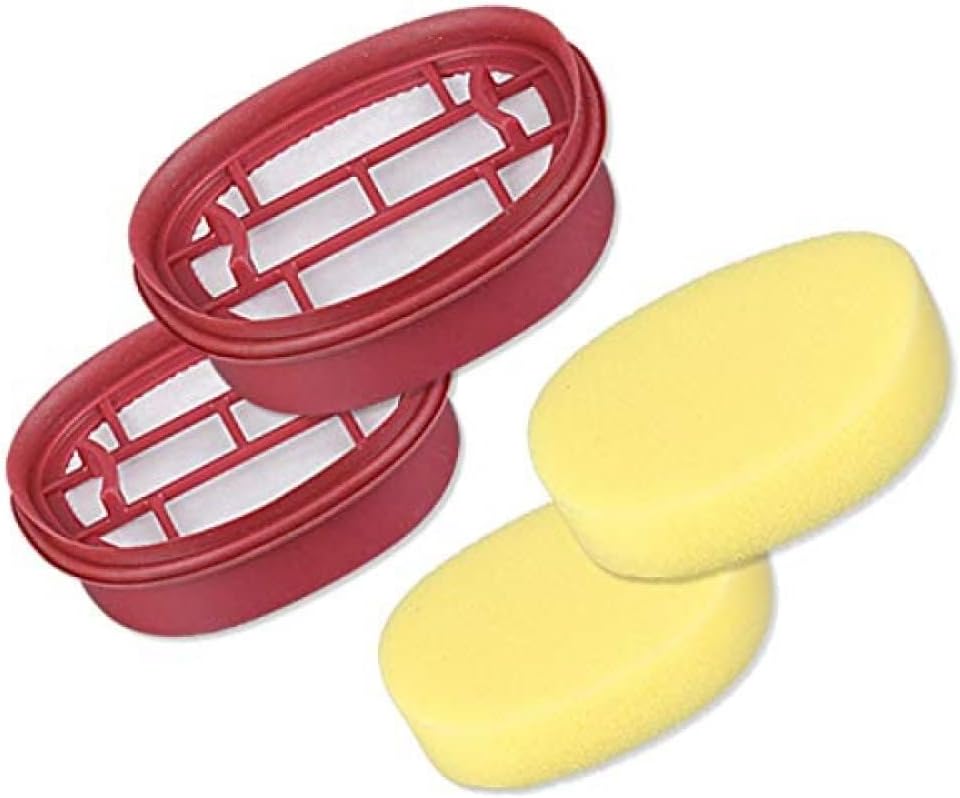 ROOMIE TEC Replacement Filter Set for Vincent Cordless Vacuum Cleaner - Pack of 2