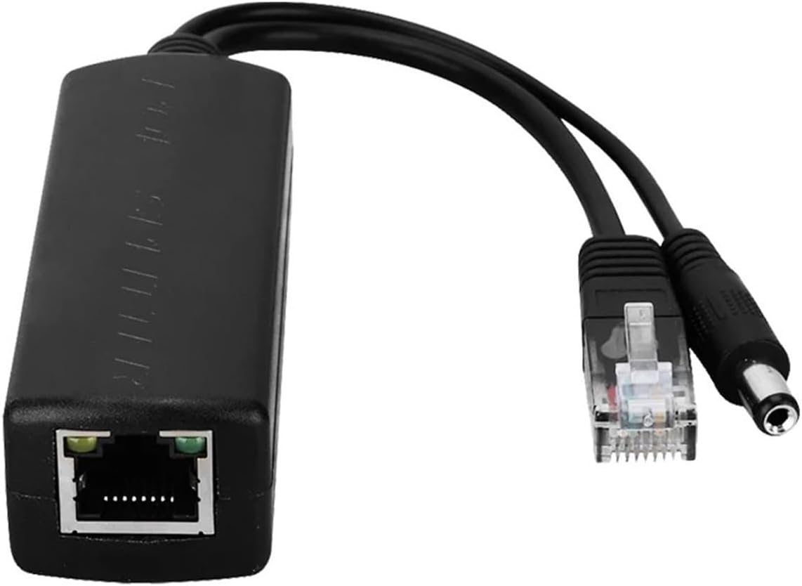 POE Splitter 10/100M IEEE802.3af/at PoE Input Voltage 44-57V Output DC 12V 2A (Size : Isolation, Color : DC12V 1.25A 15.4W)