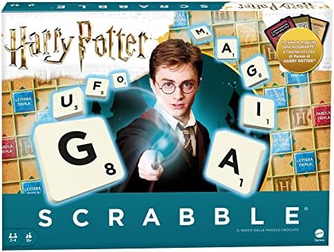 Scrabble Edizione Speciale Harry Potter, Gioco da Tavola delle Parole Crociate Giocattolo per Bambini 10+ Anni, GMY41