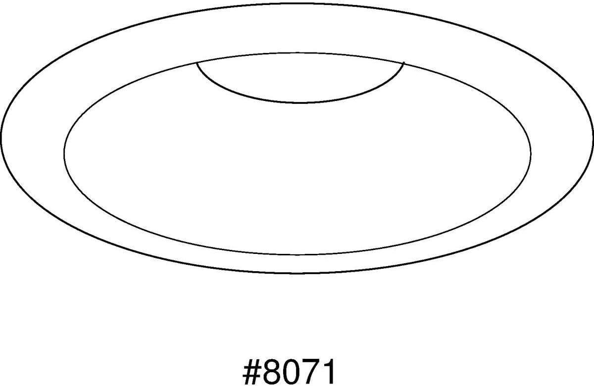 Progress Lighting P8071-31-30K Led Recessed 6" LED Round Retrofit, Black