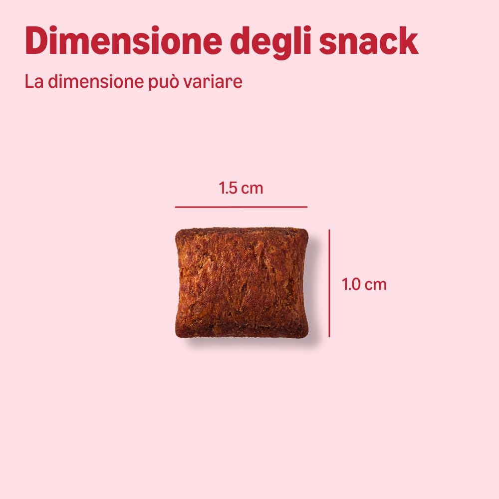 Amazon Snack per gatti crocchette ripiene con manzo e malto 70 g