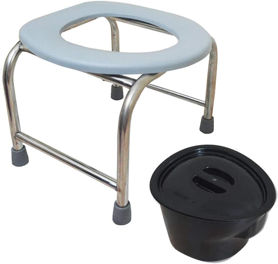 Chaise d'incontinence antidérapante et tabouret de toilette médicale pour senior