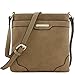 Produktbild Umhängetasche, mittelgroß, solide, modern, klassisch, vergoldet., Beige (taupe), Einheitsgröße