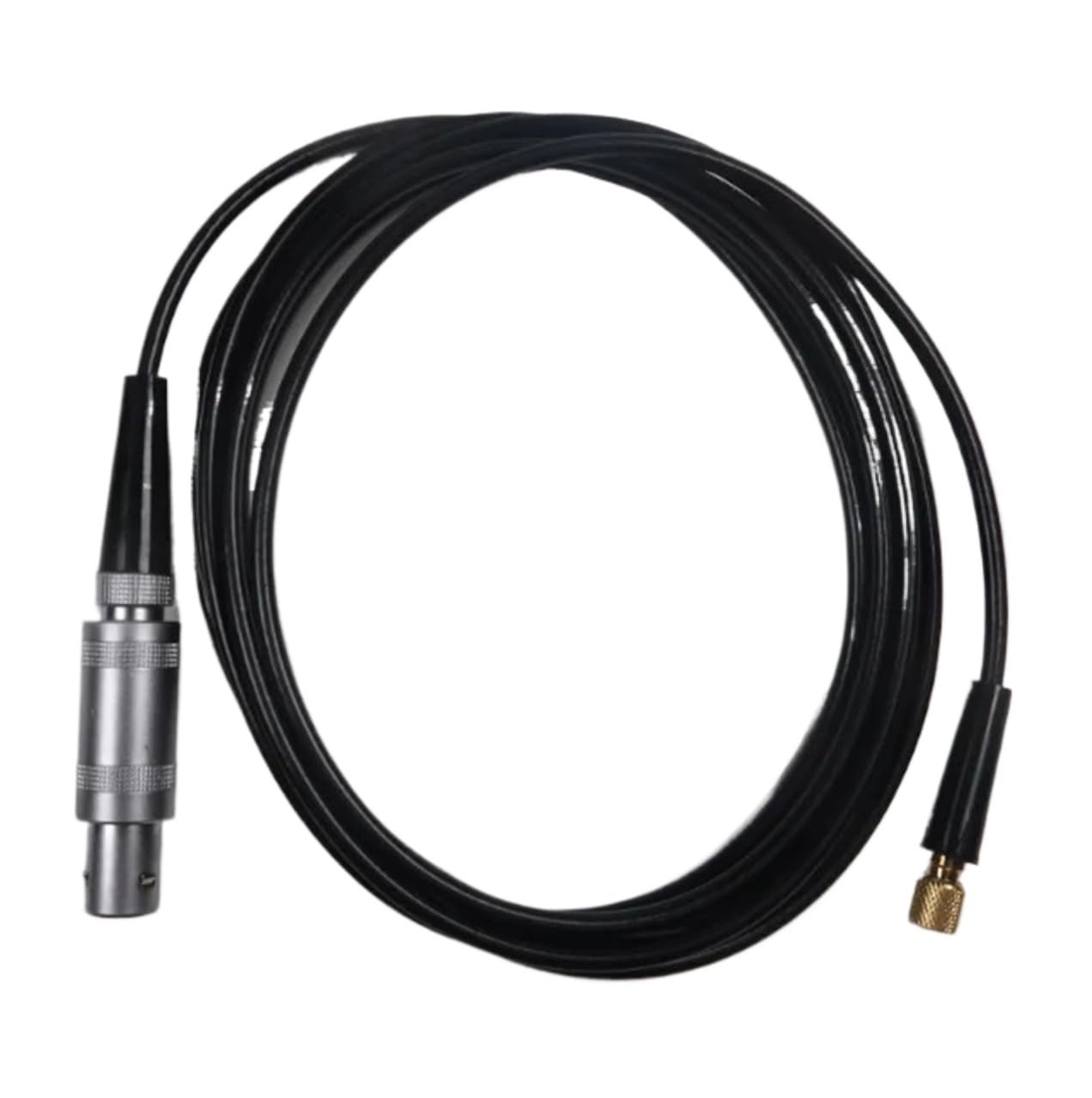 6pcs Krautkramer MPKM2 ultrasonic Cable Compatible with Style Microdot-lemo01 Cable ultrasonic Cable for Flaw Detector, Black