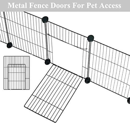 Langxun MWP-12 Diy Small Animal Pet Playpen With Door, Rabbit thumb #2