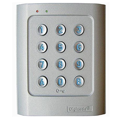 digicode cdvi dga en alliage d'aluminium 2 relais à poser en saillie