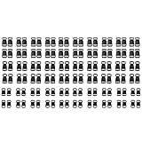 60 pcs -5/8, 1/2, and 3/8 inch Black Plastic Contoured Side Release Buckles For Paracord...