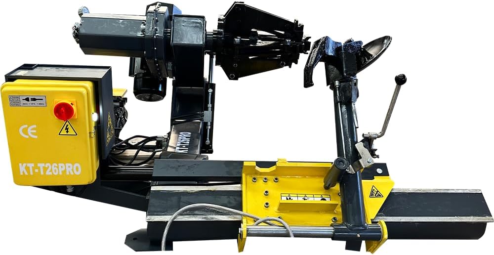 KT-T26PRO Heavy Duty Truck Tire Changer Machine, Handles Truck, Bus & Commercial Van Tires up to 26" Rim, Portable Remote Control, Hydraulic Drive (KT-T26PRO)