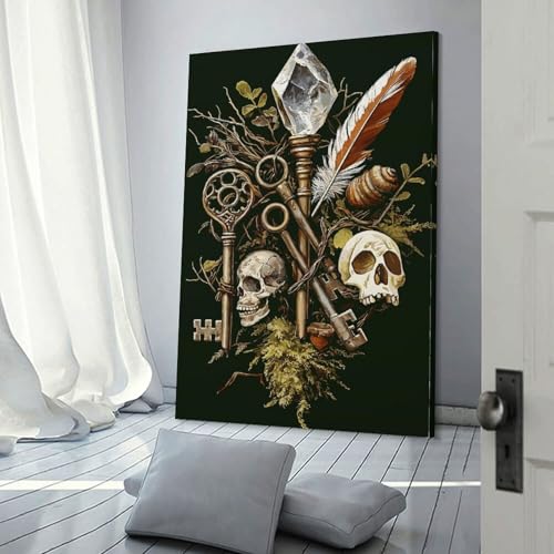 Toile pour décoration murale Goblincore de haute qualité, affiche d'art mystique de 30 x 45 cm