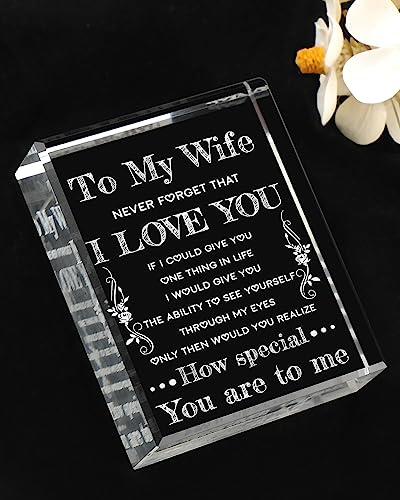 Kaayee Gifts For Wife I Love You Gifts For Her From Husband Best Anniversary Birthday Wife Gift Ideas Romantic To My Wife Crystal Keepsakes Presents For Birthday Anniversay Christmas Thanksgiving Day #TOP4