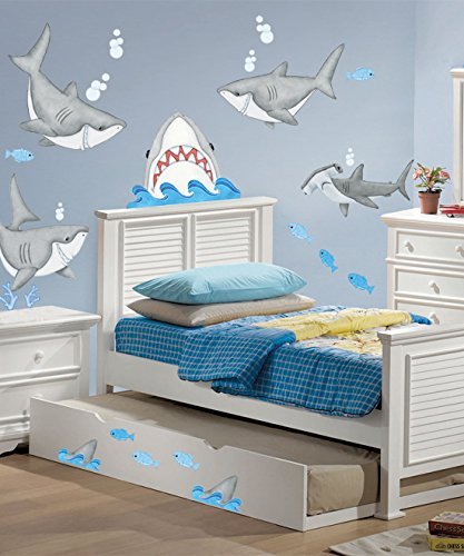 Borders Unlimited Fish'n Sharks Super Jumbo Applique