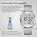 Hearkent Atomic Digital Talking Watch for Elderly Receives US Signals Automatic Time and Date Correction Big Numbers Easy to See Loud and Clear Male English Speaking