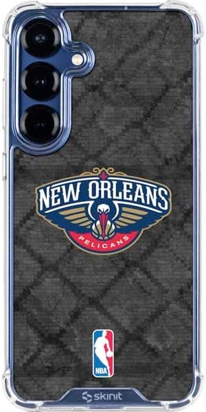 Skinit Clear Phone Case Compatible with Galaxy S25 - Officially Licensed NBA New York Knicks Large Logo Design