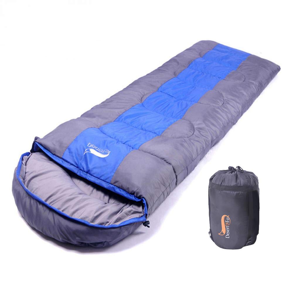 LEAFIS 0 Degree Sleeping Bags for Adults Camping Outdoor Travel Three-Season Warm and Cold Weather Lightweight Sleeping Bag with Compression Sack