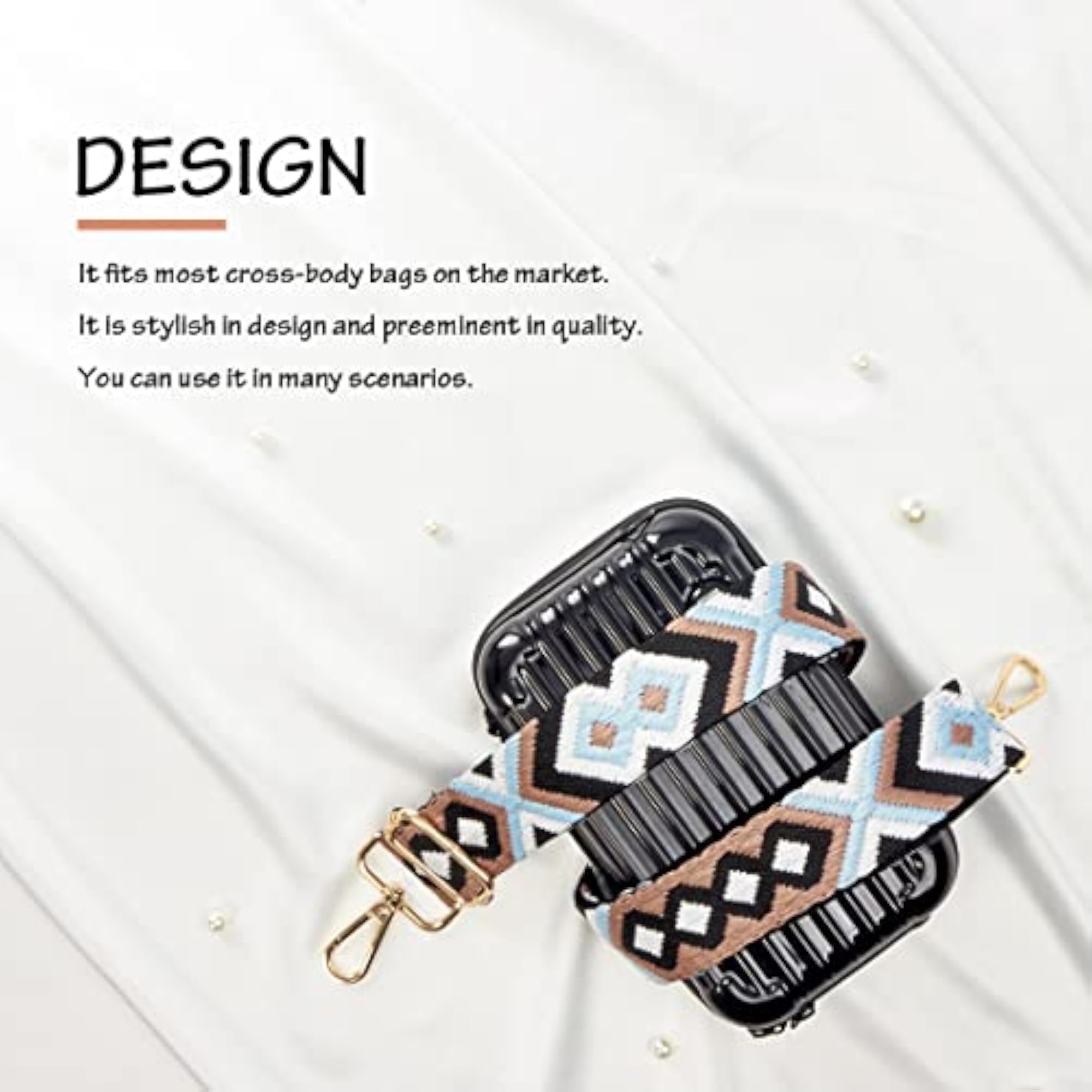 Adjustable Handbag Strap Wide Purse Strap Replacement