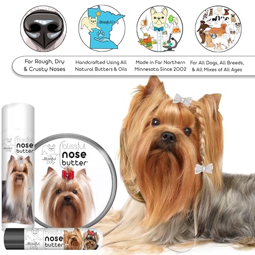 Image of The Blissful Dog Yorkshire Terrier Unscented Nose Butter - Dog Nose Butter, 0.50 Ounce