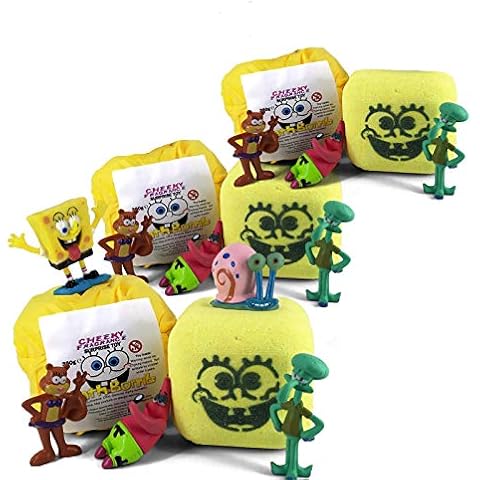 Triple Pack of Spongebob Surprise Toy Lemon Sherbet Bath Bomb 360g Cover