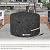 Exokugo Fire Pit Cover Round,600D Heavy Duty 100% Waterproof Outdoor Fire Pit Cover,36 Inch Firepit Covers for Patio Fire Table,Black,36'' Dia x 24''H