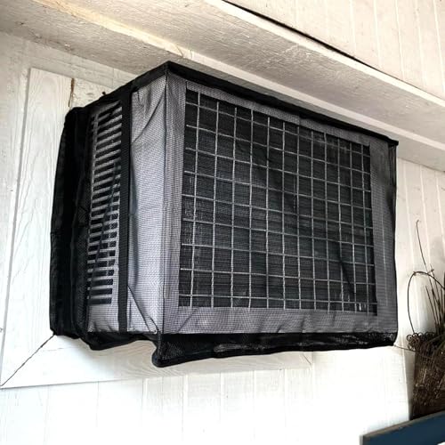 AC Fensterabdeckung- Bildschirm für Netzfenstereinheit | Bildschirmschutz für Klimaanlagen, AC atmungsaktive Netzabdeckung für Zuhause, Wohnung, Restaurant, Balkon, Wohnzimmer-8