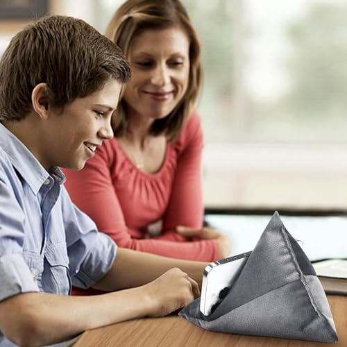 Lanfly Sitzsack, weich, Handy-Ständer, Kissen, Seifenblasen, Kissen, Warmhalter für Telefonbuch, hält warm 21x16 cm