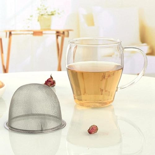 Miniatura 3 de 6 infusor de té, diámetro de 2.0-3.7 in, filtros de té de acero inoxidable, filtro de especias, colador de té, más empinado para hojas sueltas, té,