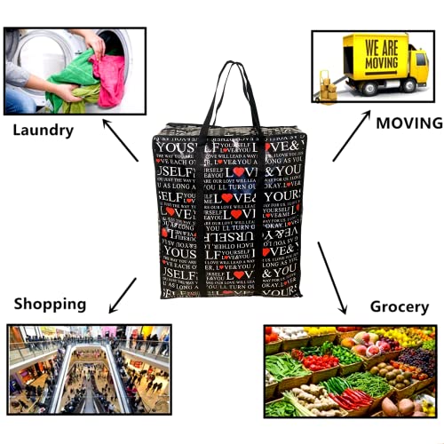 3 Pack Extra Large Jumbo Reusable Unbreakable Hard Plastic Fabric Checkered Laundry Bags With Zipper And Strong Handles For Travel, Grocery, Laundry, Shopping, Storage, Moving,Size:(25.3"X21.5"X10") #TOP2