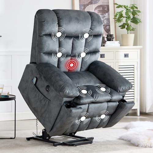 CANMOV Power Lift Recliner with Massage & Heat