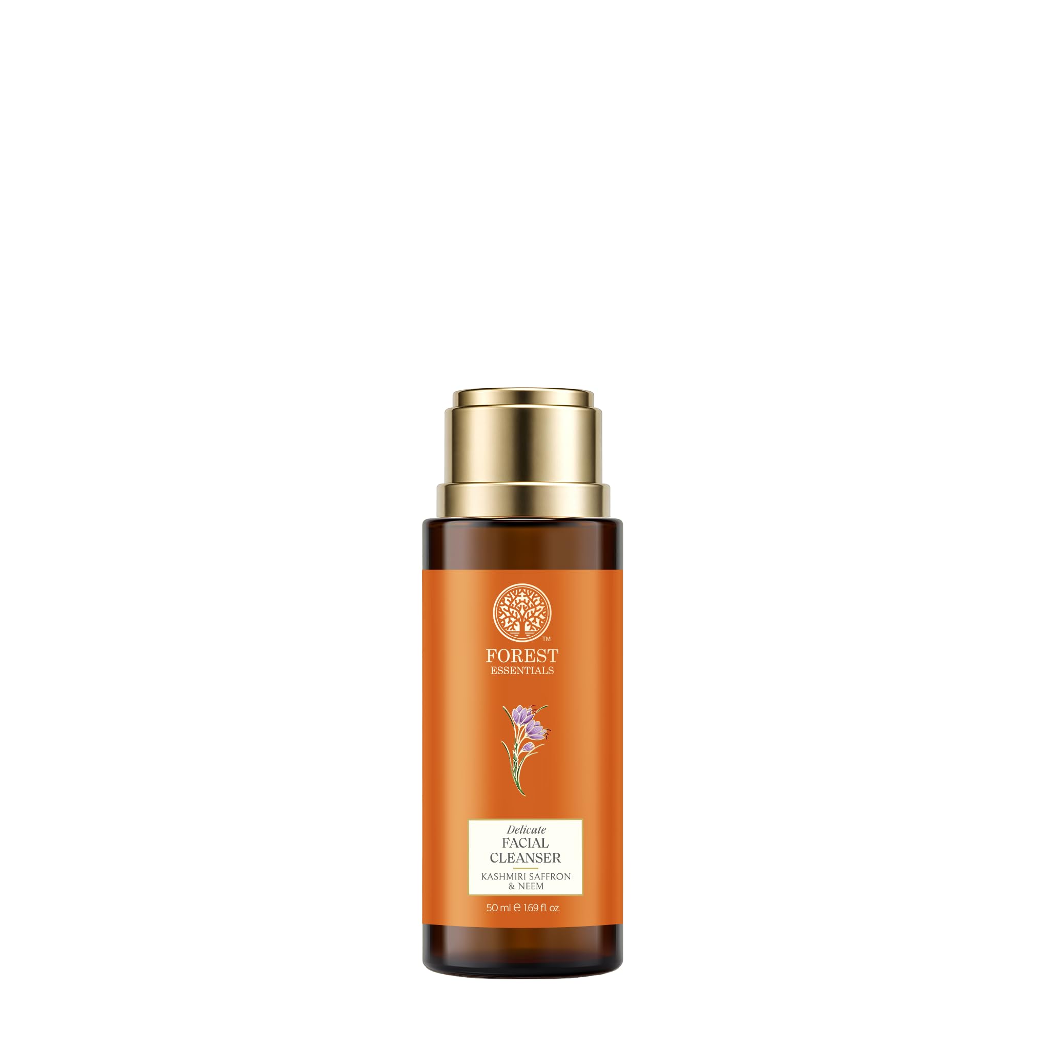 Amazon.com: Forest Essentials Delicate Facial Cleanser Saffron and