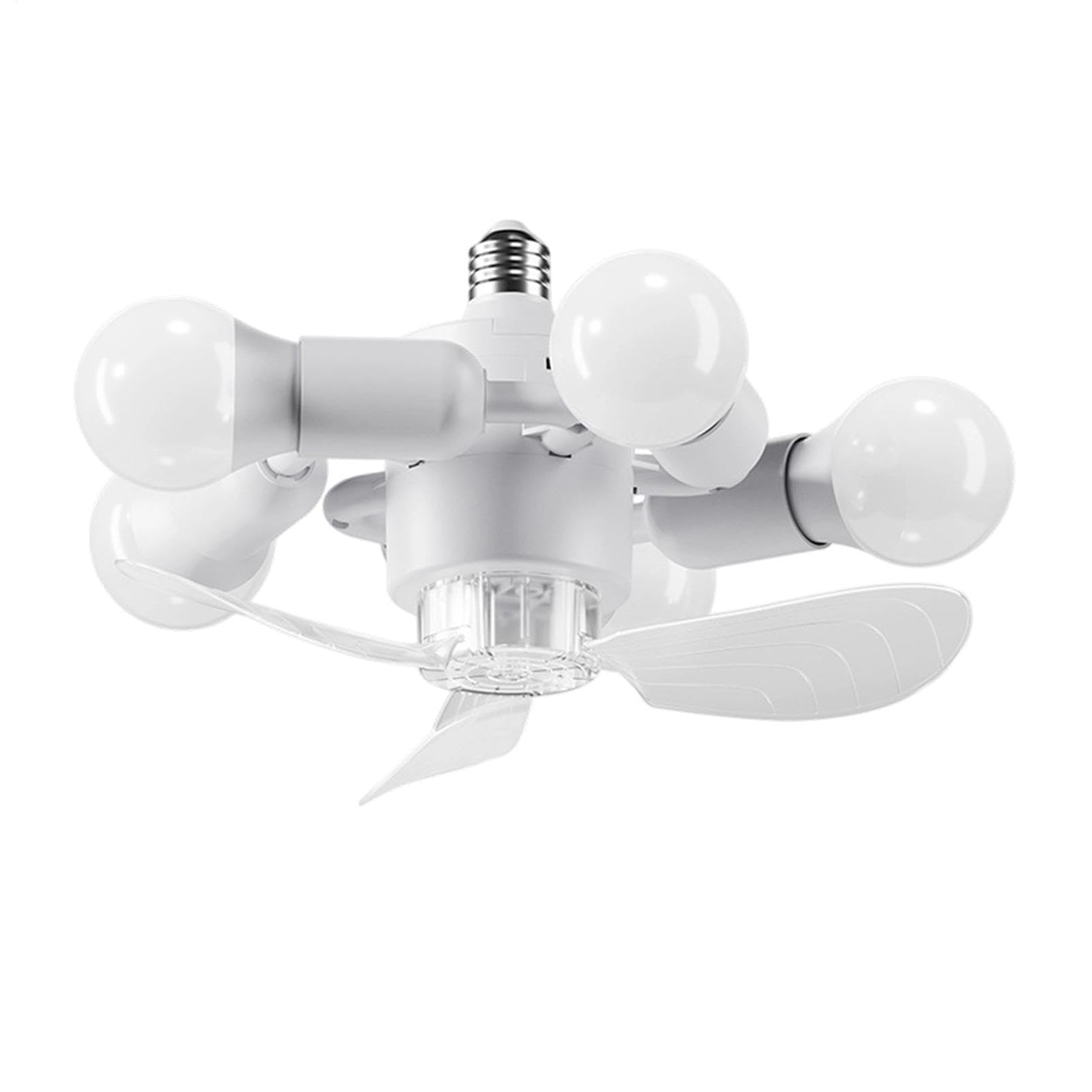 Ventilateur de plafond compact E27 silencieux pour rafraîchir un intérieur étouffant