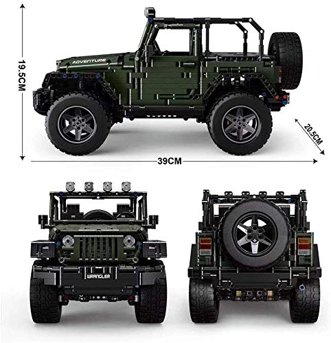 LAKIOMZ Technic Offroad Auto Modellbausteine, 2078pcs Off Road 4x4 Jeep Auto Baumodell, Custom Konstruktionsspielzeug… – Bild 3
