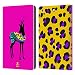 Produktbild Head Case Designs Gazelle Gemustert Tiere Silhouettes Leder Brieftaschen Handyhülle Hülle Huelle kompatibel mit Apple iPad Mini 1 / Mini 2 / Mini 3