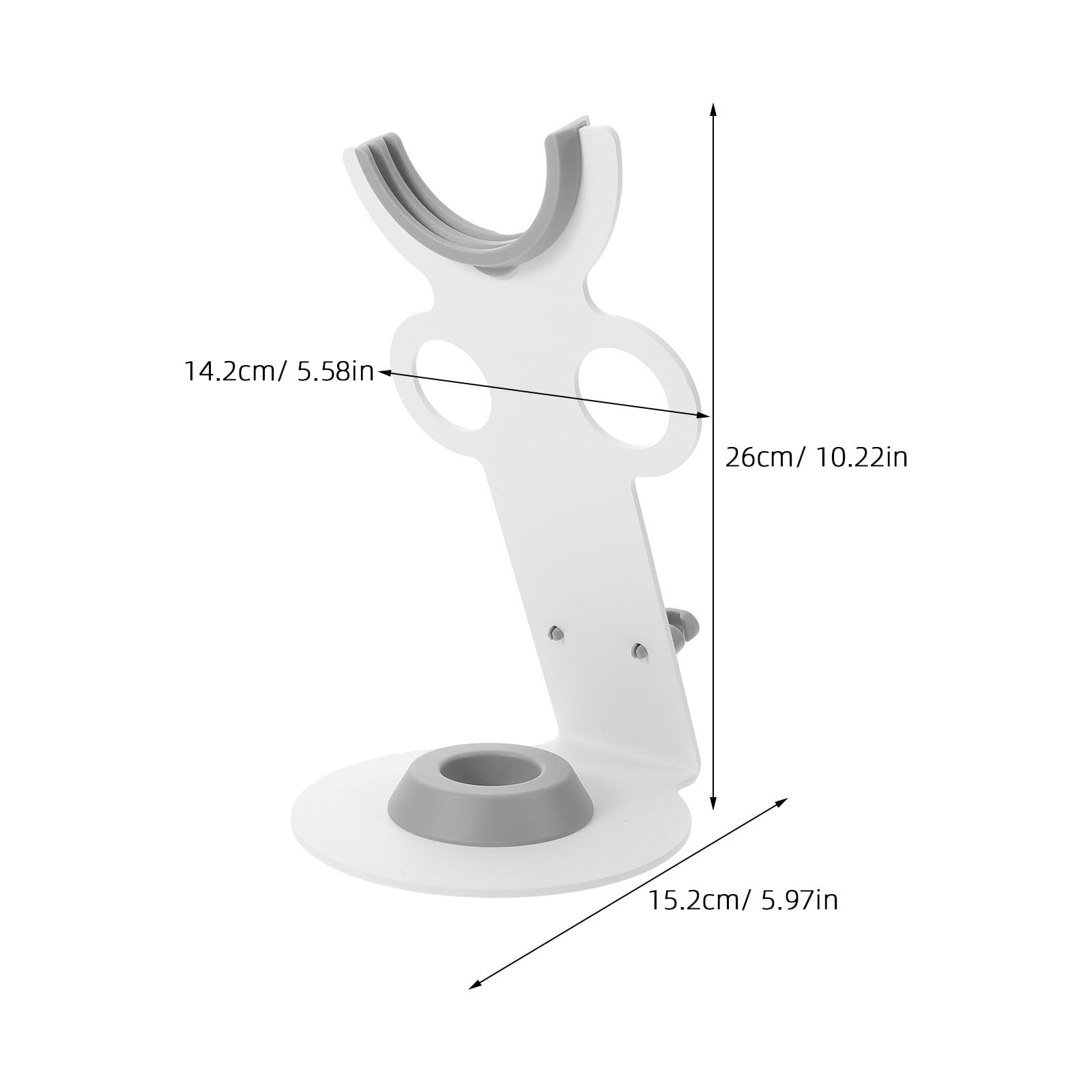 Soporte para Secador de Pelo de Escritorio en Metal y Plástico