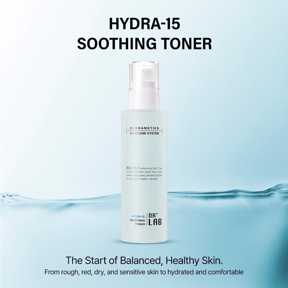 Hydra-15 Soothing Toner 5.07 fl oz /150ml Deep Hydrating Moisturizing for Dry, Sensitive Skin with Hyaluronic Acid Korean Skincare