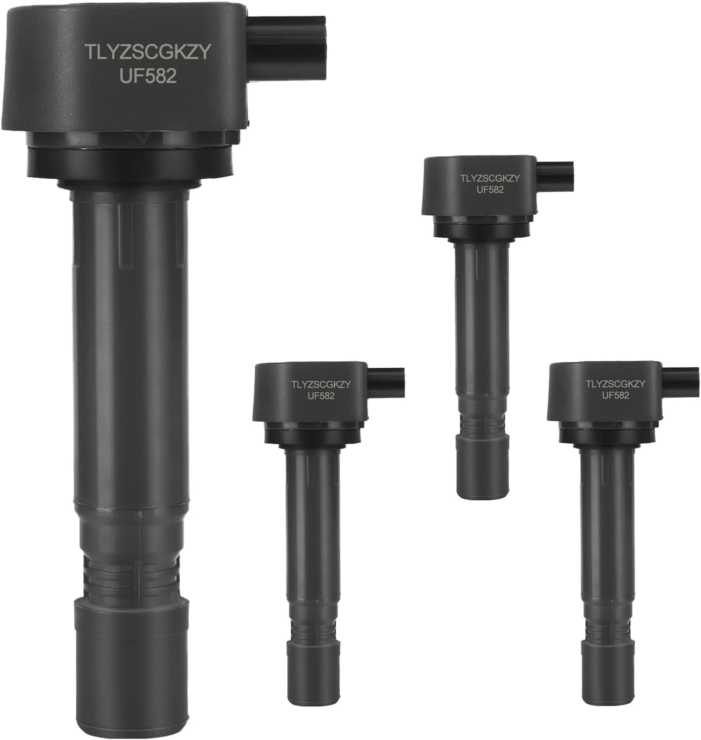 Ignition Coil Pack of UF582: 4Pcs for Honda Civic Ignition Coil 2006 2007 2008 2009 2010 2011 1.8L L4 Replaces 5C1637 C1580 C700 30520RNAA01 30520R40007 52-1874 IC662 099700-102 Coil Pack