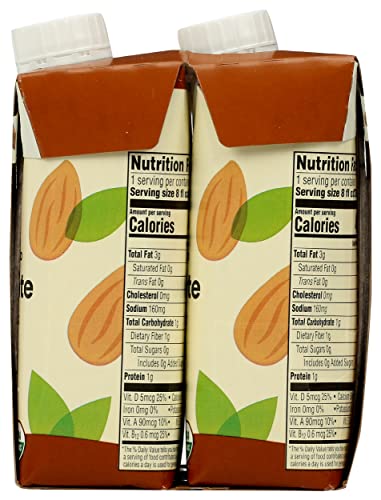 Image of 365 by Whole Foods Market Organic Unsweetened Chocolate Almond Milk 6 Pack, 8 FZ