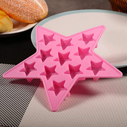 Bandeja para cubitos de hielo Star de silicona miniatura 4