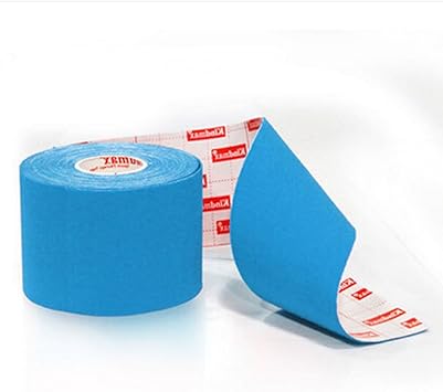 Amazon Hommyラッピングテープ 筋肉 関節をサポート 50mmx5m 粘着力 伸縮性強い 汗に強い パフォーマンスを高める キネシオロジーテープ ブルー Hommy テーピング用品
