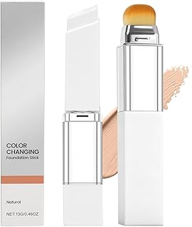 GOAL ZONE Blanc Cover Cream Stick V White -2 In 1 Korean Color-Changing Foundation Stick- Medium to Full Coverage Dewy Fin...