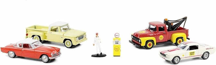 Amazon | グリーンライト 1/64 マルチカー ジオラマ シェル