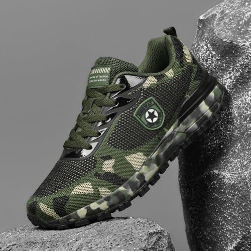 Men's Running Shoes - Lightweight Trail Sneakers for Men, Comfortable Athletic Footwear for Hiking and Workouts, Stylish Fashion Sneakers for Everyday Us2