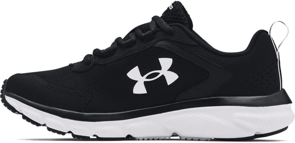 Amazon.com | Under Armour Women's Charged Assert 9, Black/White, 7.5 US | Road Running