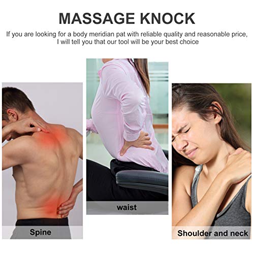 Exceart Silicone Massage Stick Hammer Back Acupoint Beat Stick For Arthritis Pain Relief Release And The Tension Of Back Legs Arms Neck Shoulder Black #TOP5